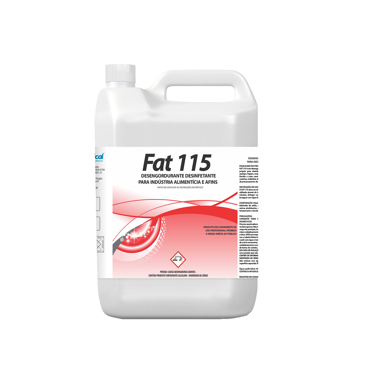 Imagem do produto Desengordurante Limpeza Pesada Fat 115 5L