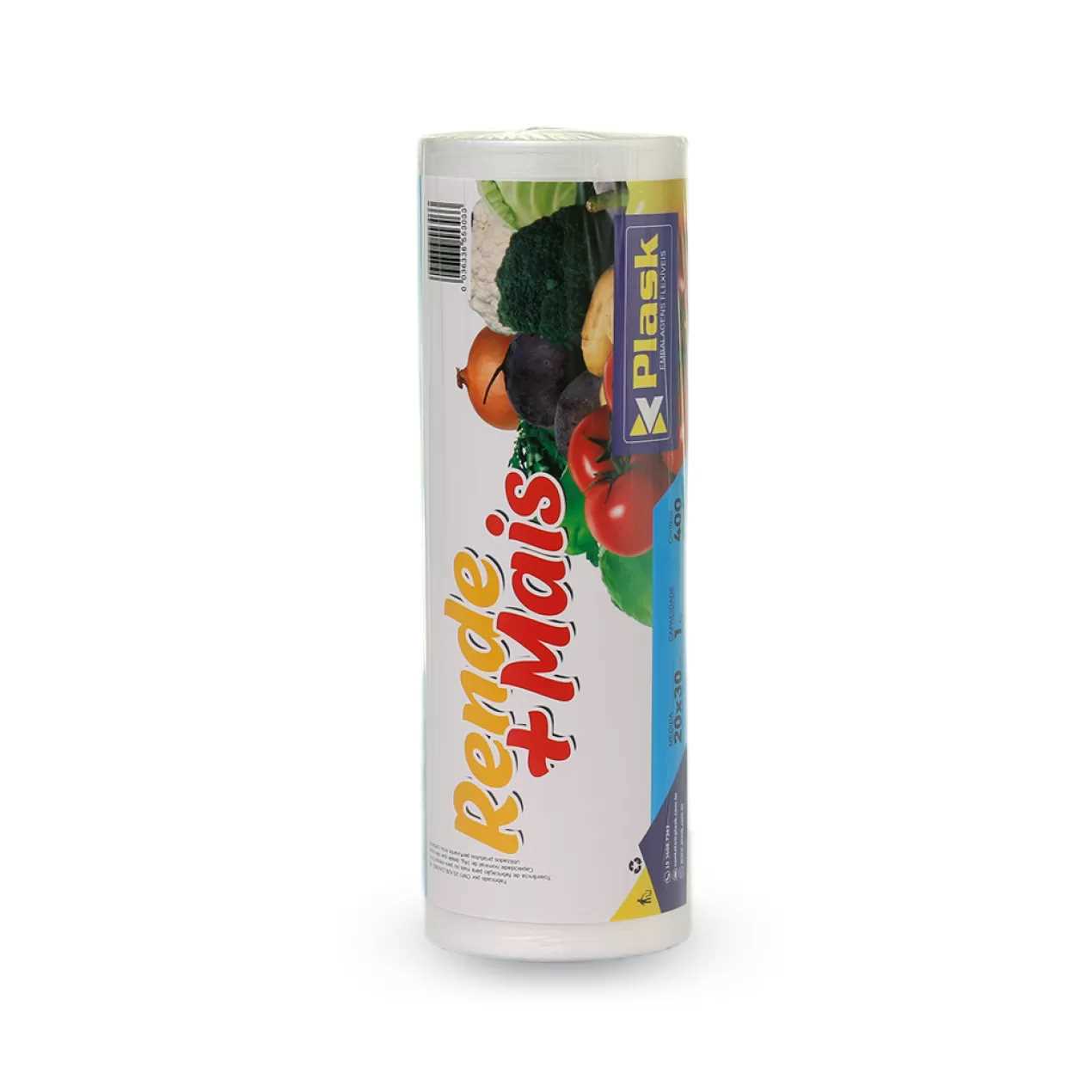 Imagem do produto Bobina Rende Mais Plask 20X30 C/400 Un