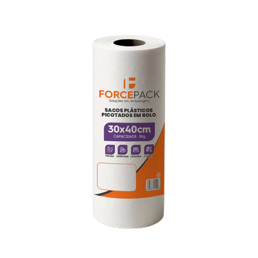 Imagem do produto Bobina Picotada 30X40 Forcepack Kg Fd/6