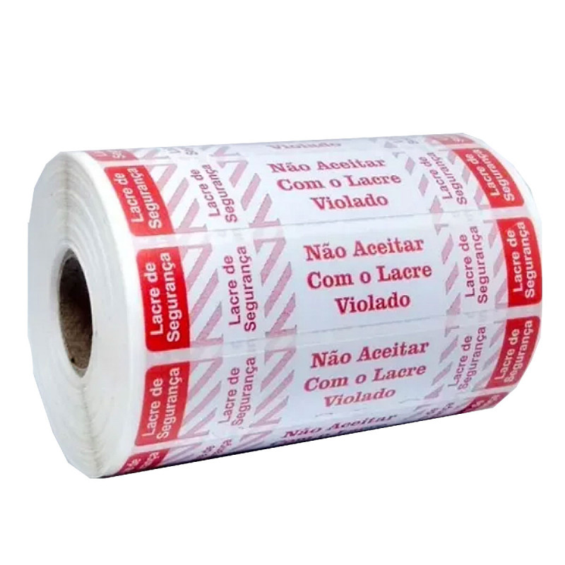 Imagem do produto Lacre Seguranca Thermoflexo 100X30 C/500