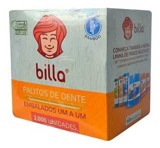 Imagem do produto Palito Dente Bambu 1A1 C/2000 Cx12 Billa