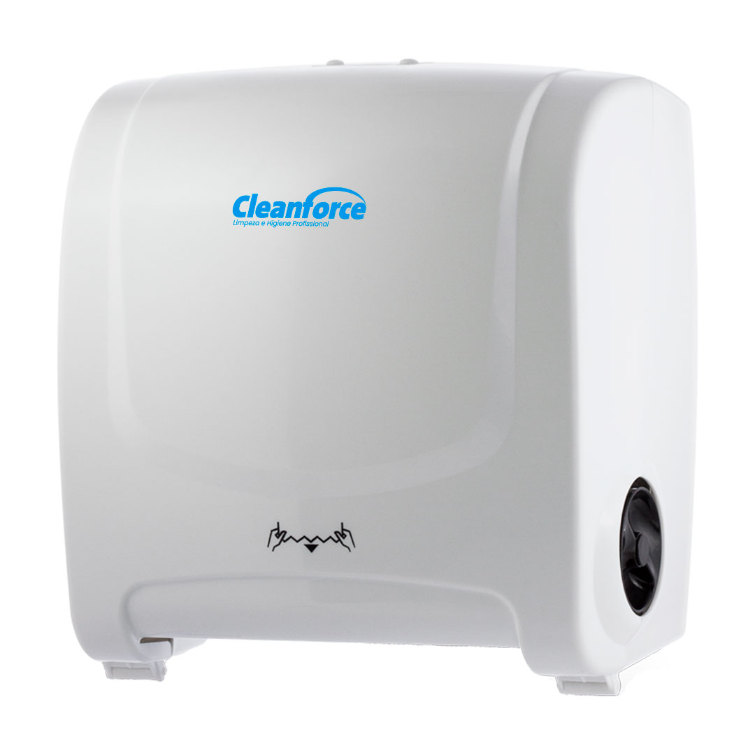 Imagem do produto Toalheiro Auto-Corte Mecânico Cleanforce - Branco