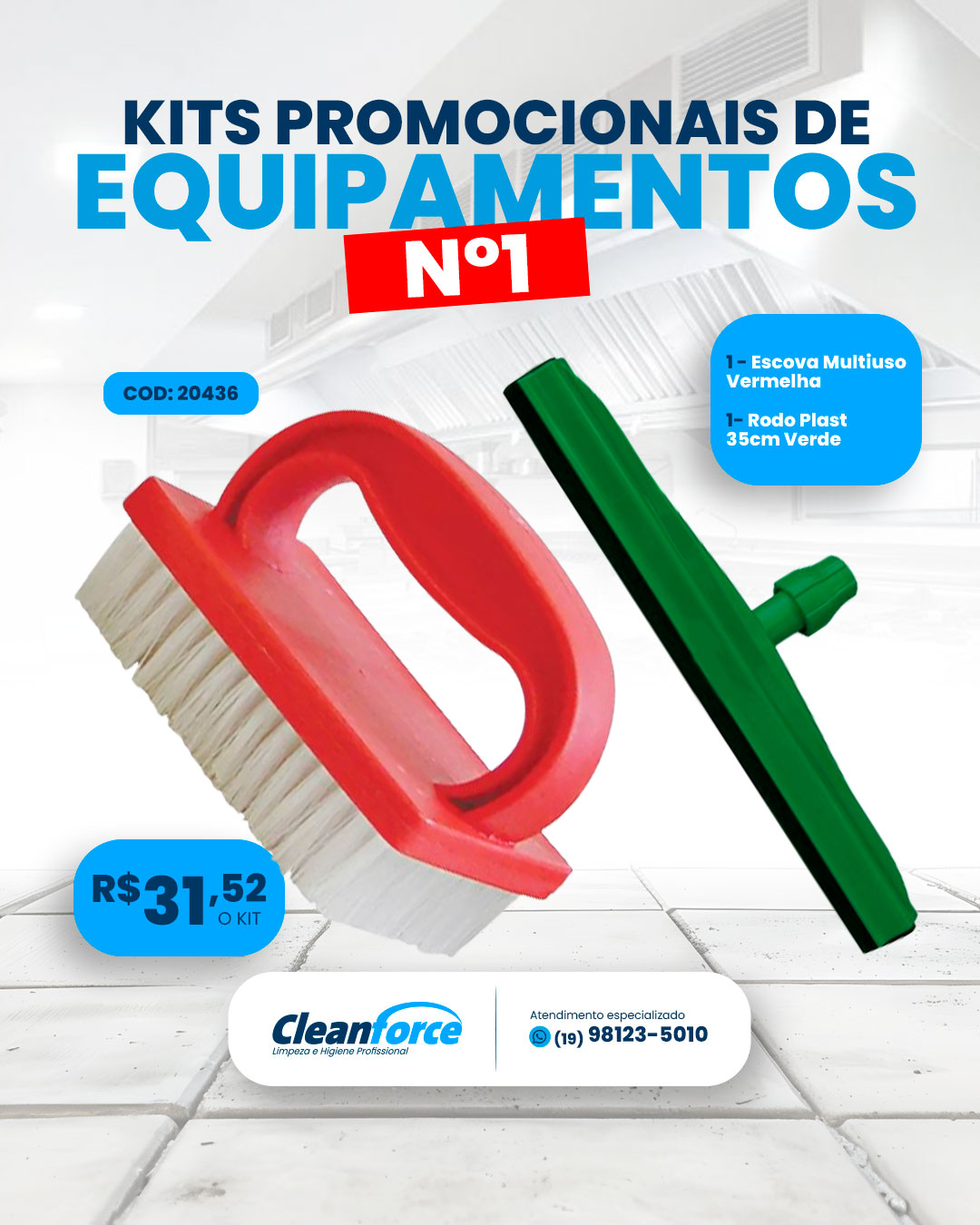Imagem do produto Kit Cleanforce 1