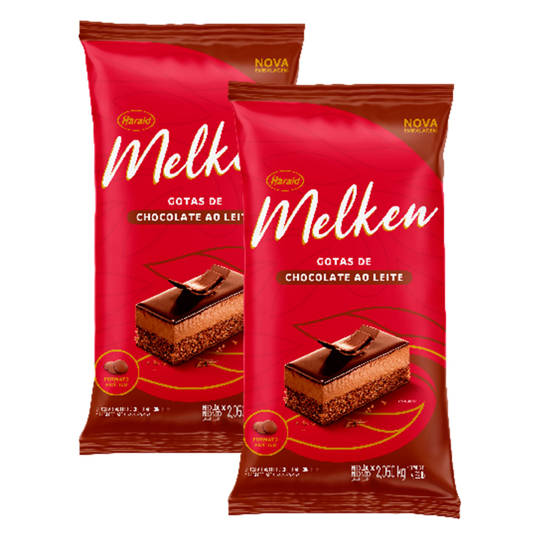 Imagem do produto Chocolate Gotas Melken 2,05Kg - Ao Leite