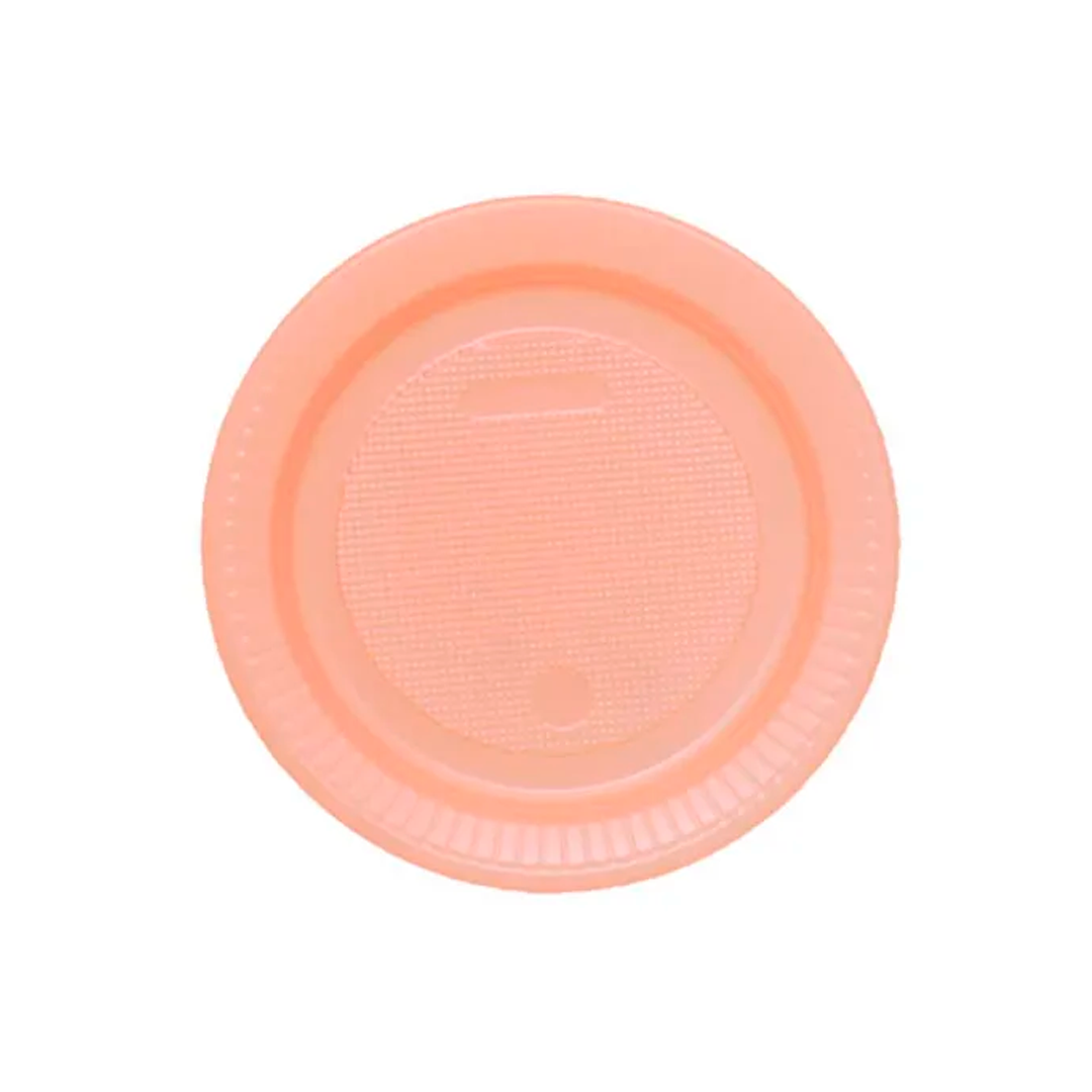 Imagem do produto Prato Plástico Pr 15 50x10 Bello Festa - Rosê Gold