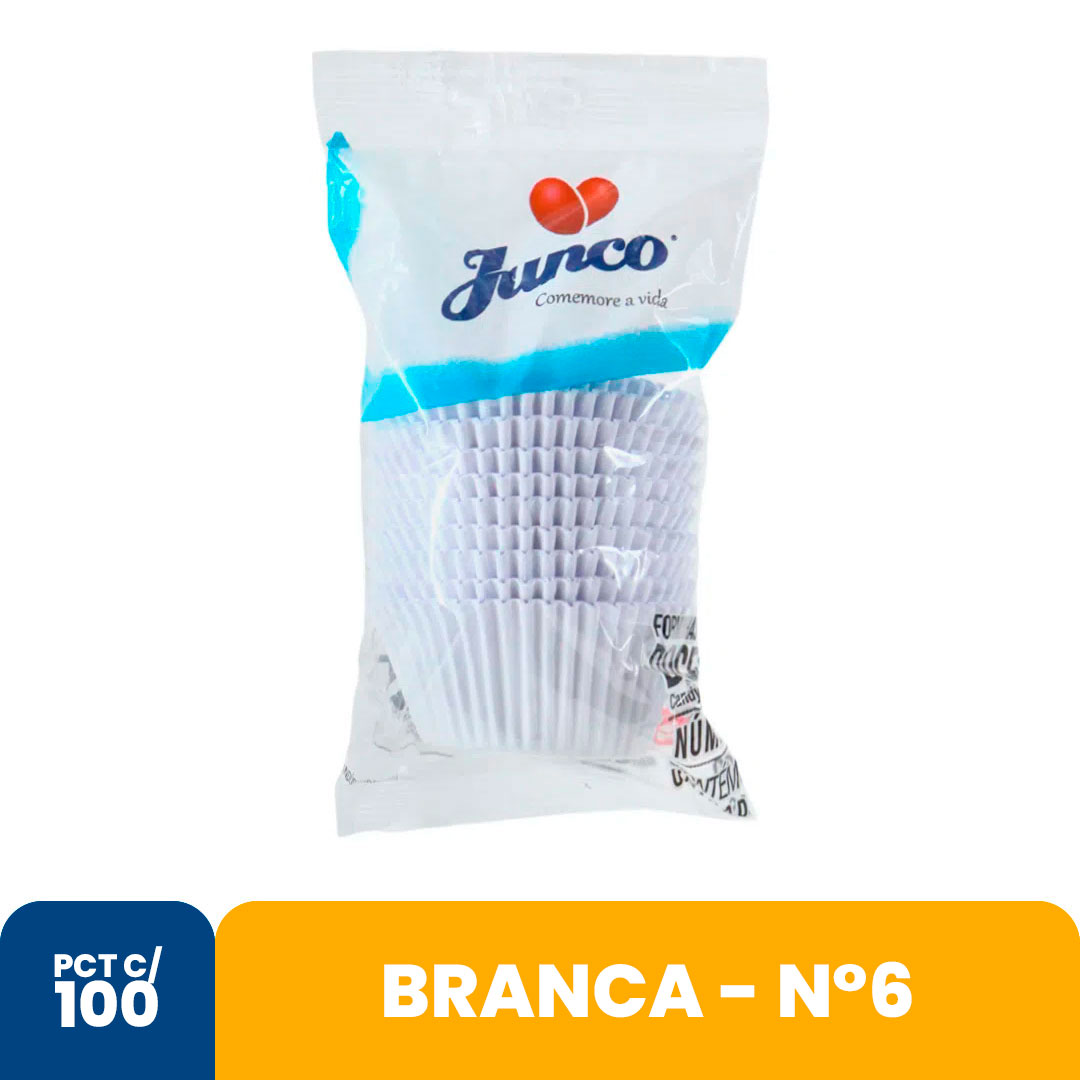 Imagem do produto Forminha Papel N.6 Branca Junco