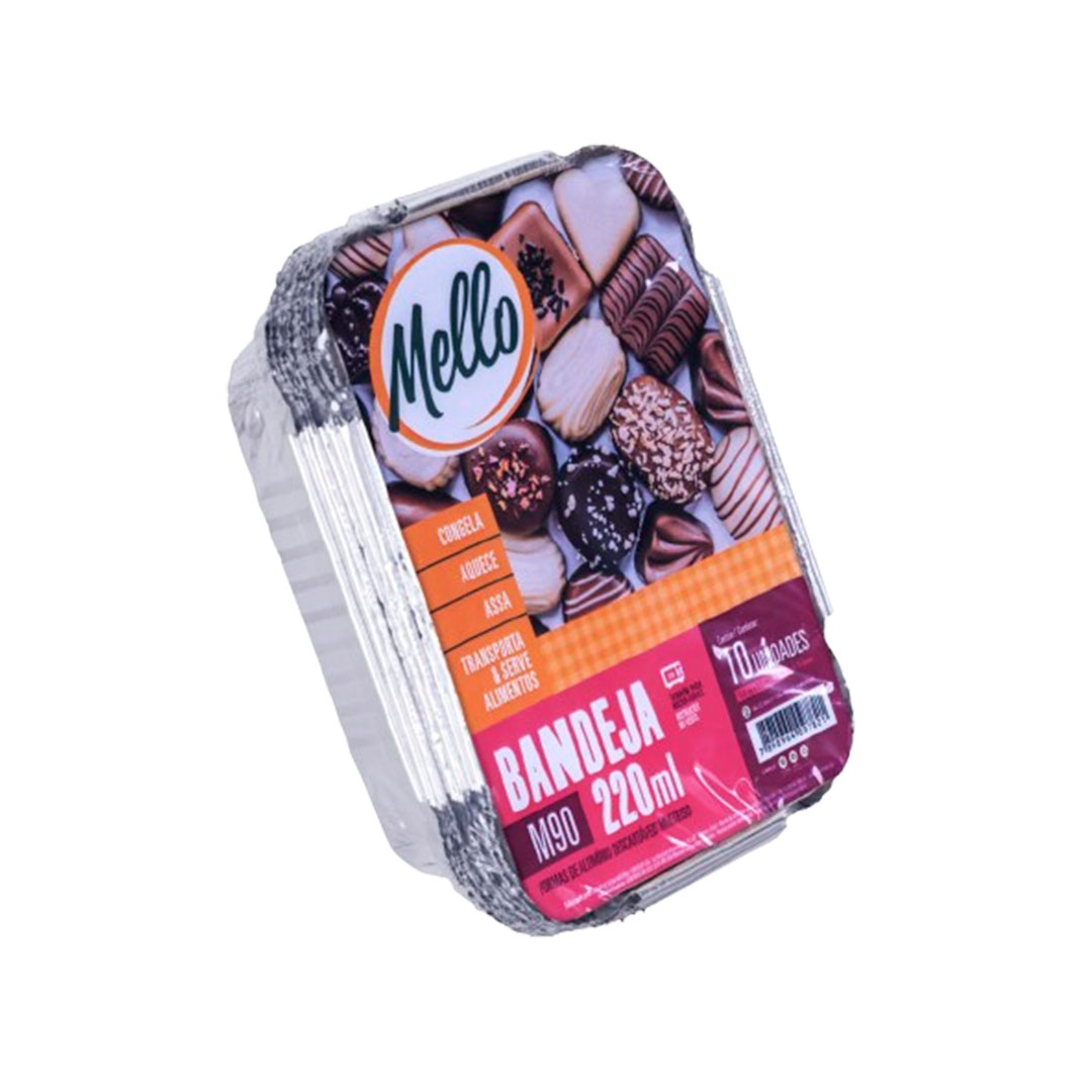 Imagem do produto Bandeja Alumínio 220ml M90 C/10 Mello