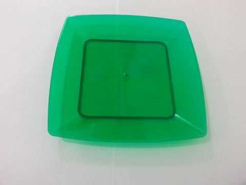 Imagem do produto Prato Square 15 Quadr40x10 Plastilania - Verde Escuro