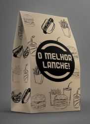 Imagem do produto Saco Sos Imp10kg Com 100 Lanche 20x36x12