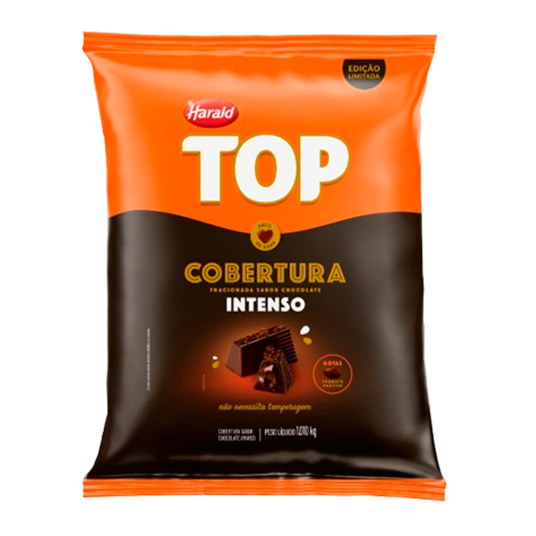 Imagem do produto Cobertura Gotas Harald Top 1,010Kg - Chocolate Intenso