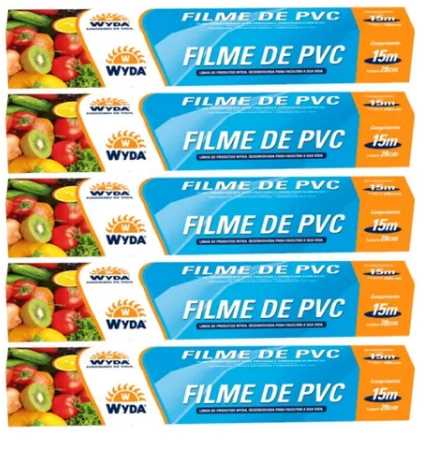 Imagem do produto Filme Pvc 15m Wyda Rolos Cx/25 Un