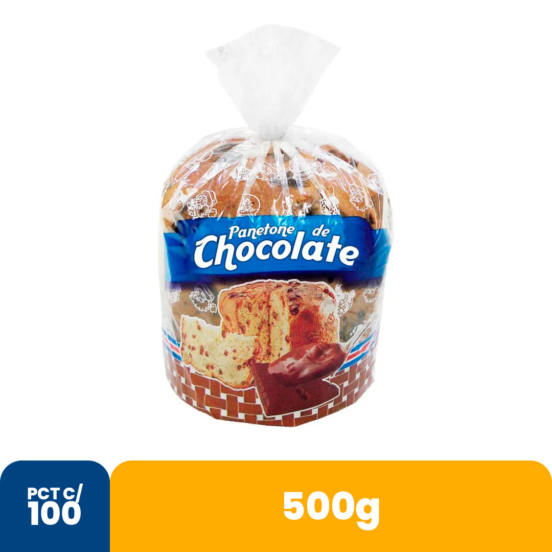 Imagem do produto Saco Plastico P/ Panetone 500G - Chocotone