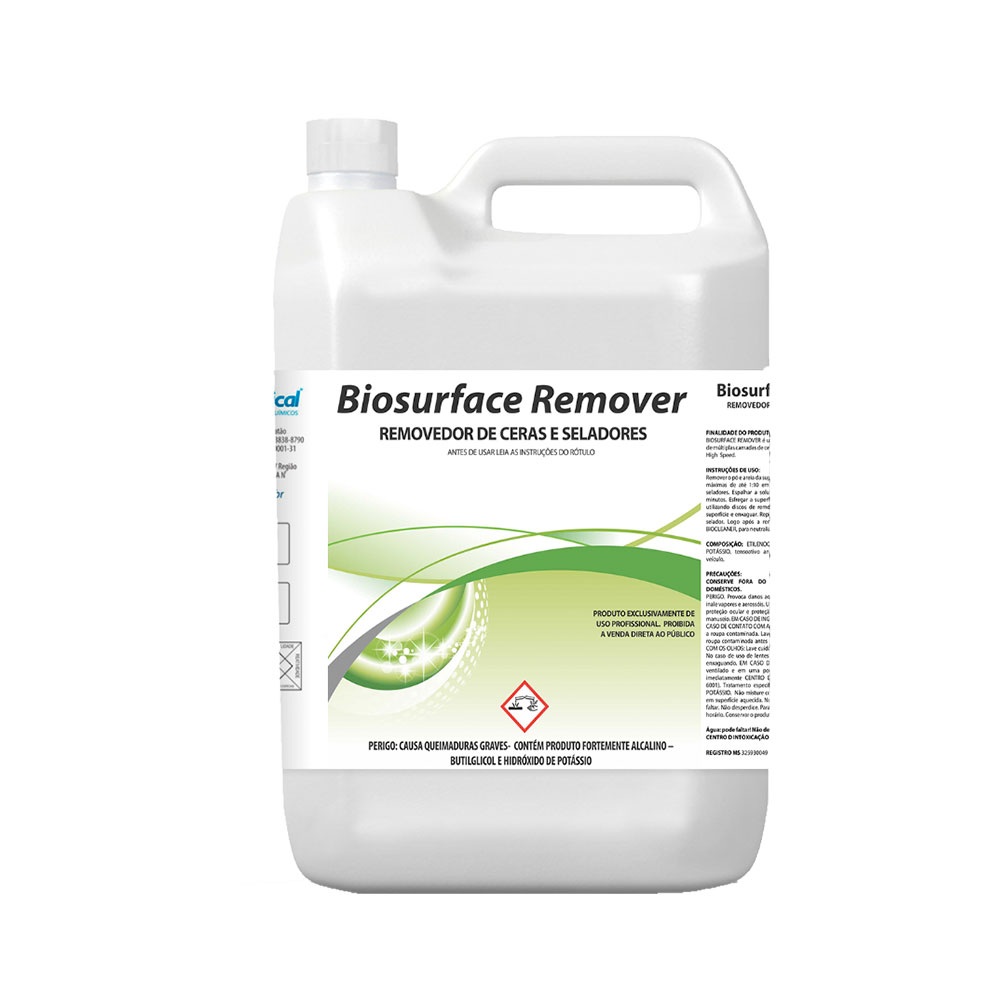 Imagem do produto Removedor De Cera Biosurface Remover 5 L - Tradicional
