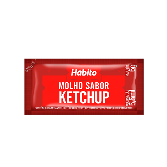 Imagem do produto Catchup Sachê Habito 6g Com 140
