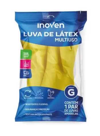 Imagem do produto Luva Inoven Amarela Par Cx/144 - G