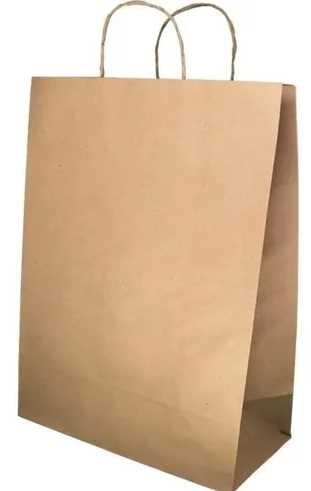 Imagem do produto Sacola Kraft Natural M Com 100 Kambe