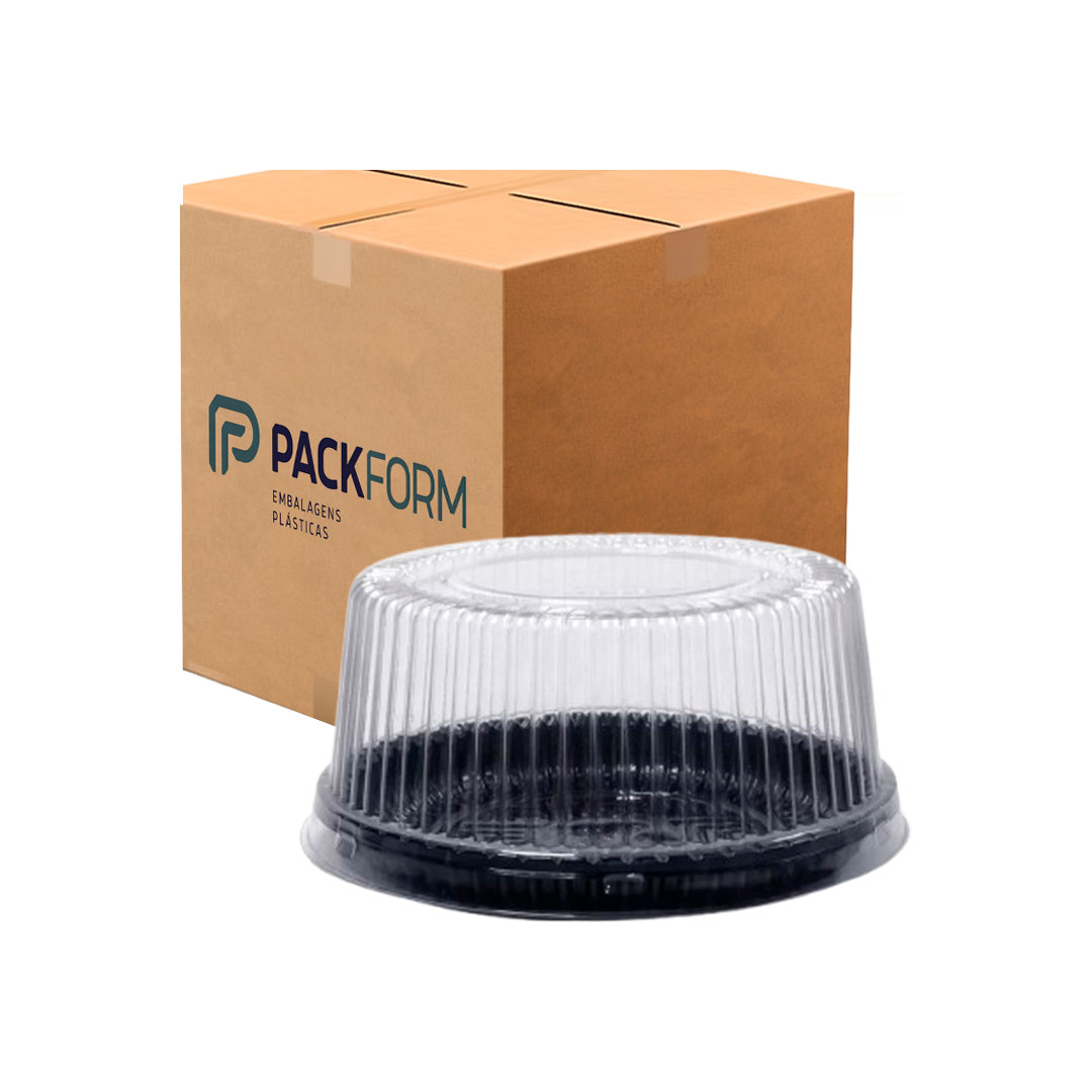 Imagem do produto Embalagem Pf-35 Alta Packform Mini Preta Cx 100 Un