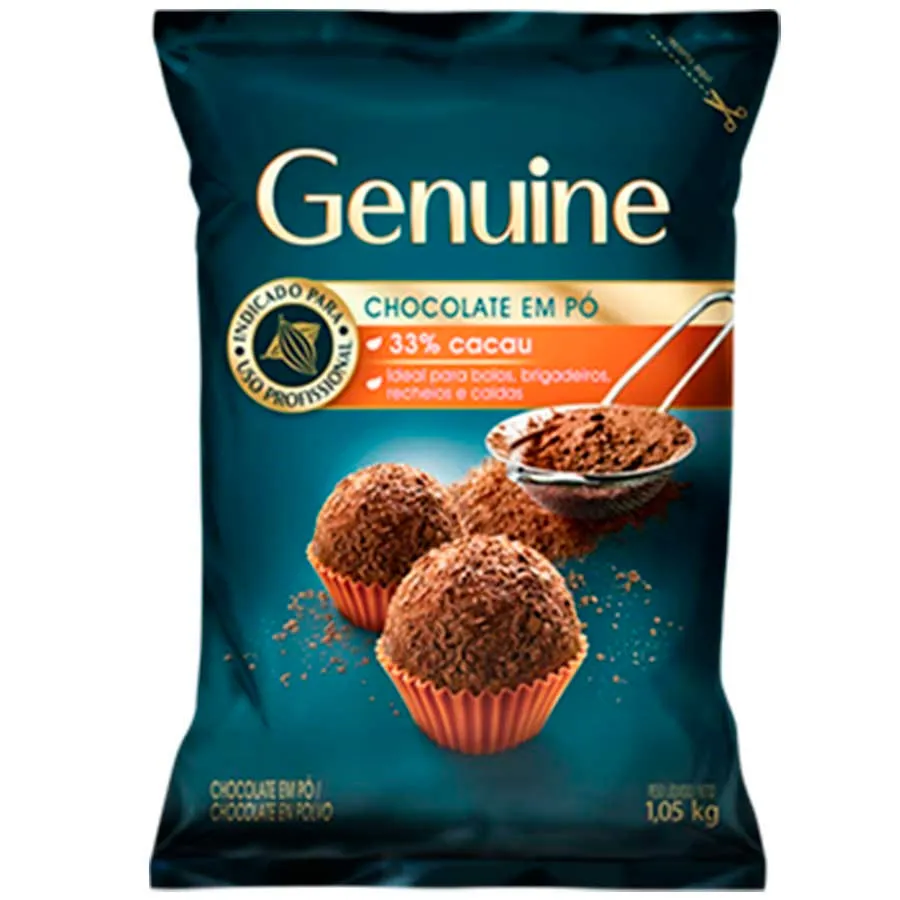 Imagem do produto Chocolate Em Pó Genuine 1,05Kg - 33% Cacau
