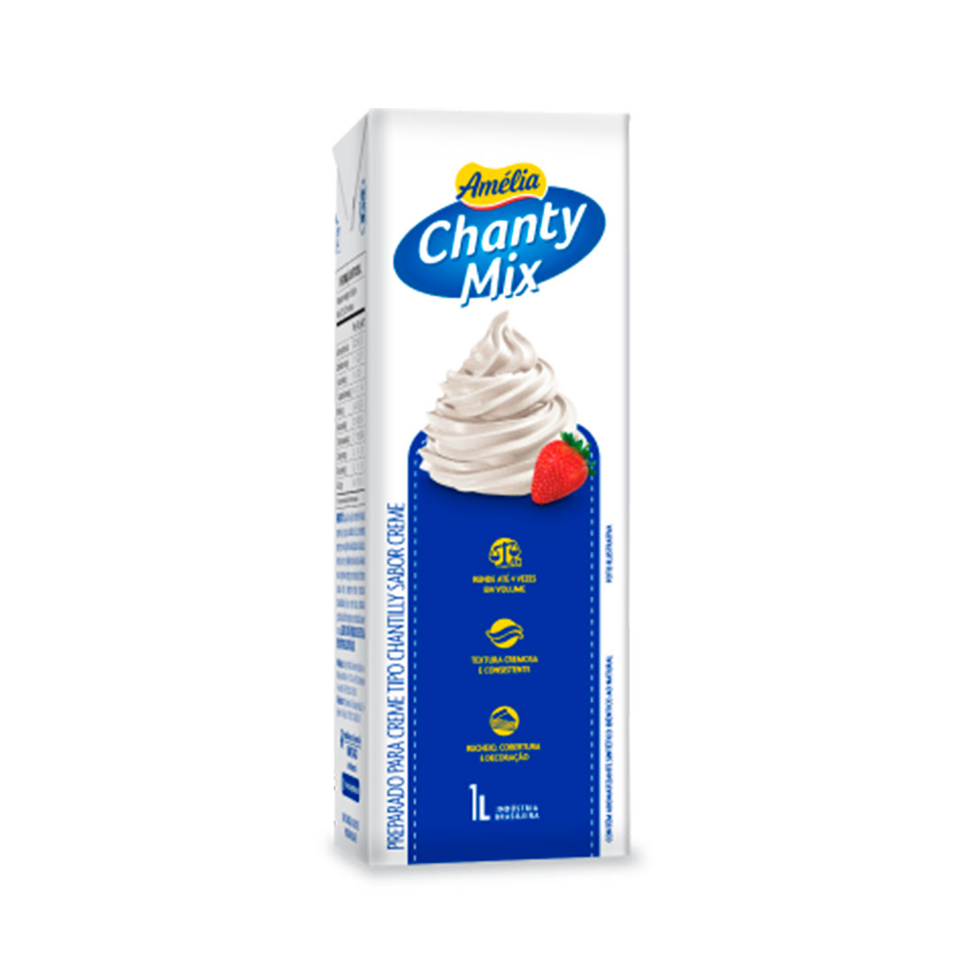 Imagem do produto Chantilly Mix Amelia 1L - Tradicional