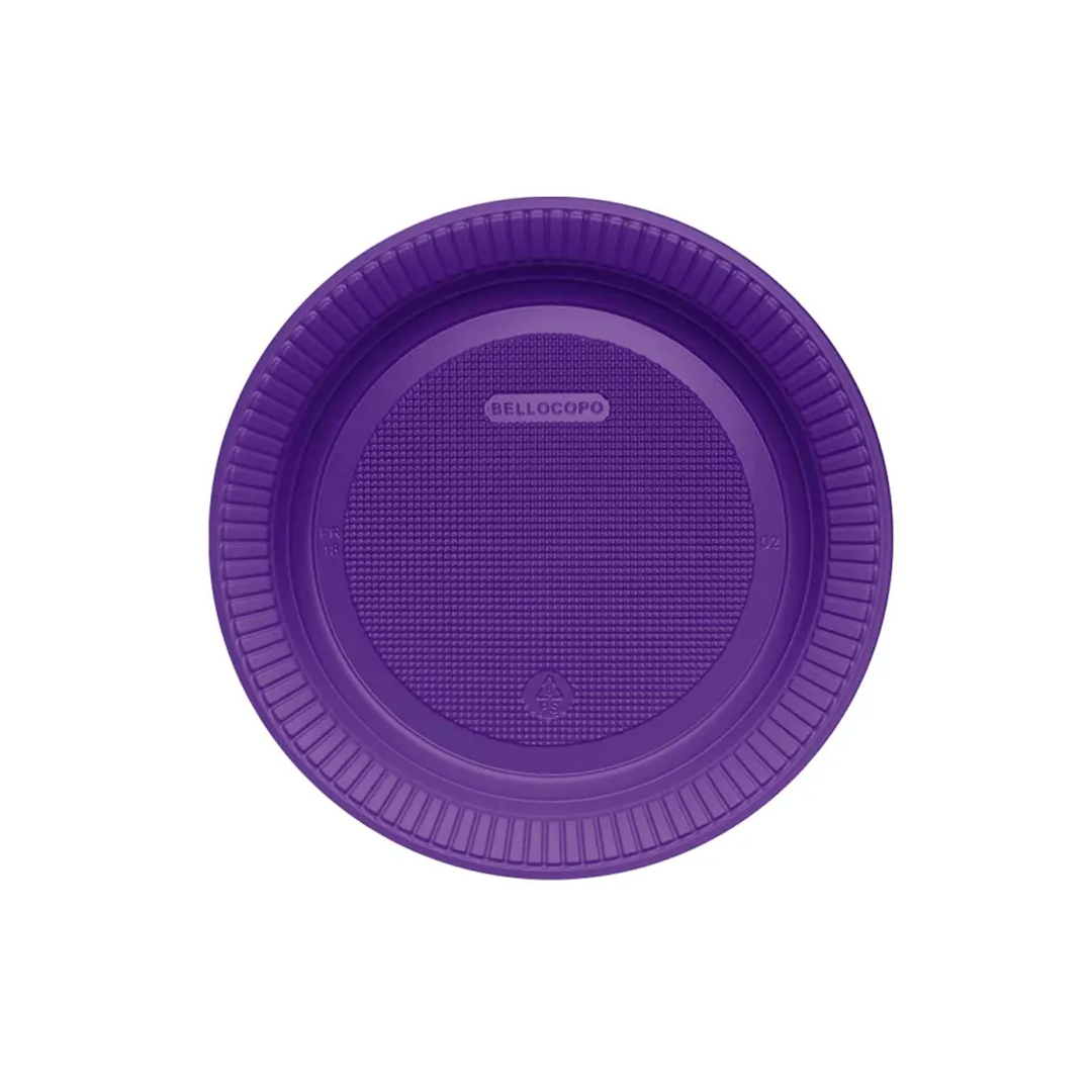 Imagem do produto Prato Plástico Pr 15 50x10 Bello Festa - Roxo Perolado