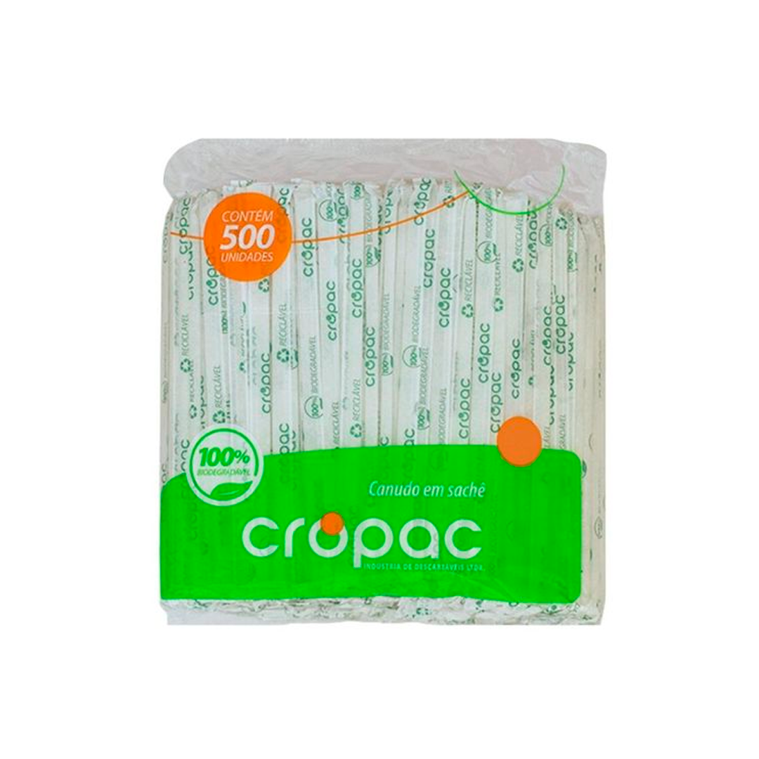 Imagem do produto Canudo Bio Cb-516 Sachê 240X5mm 6X500 Un