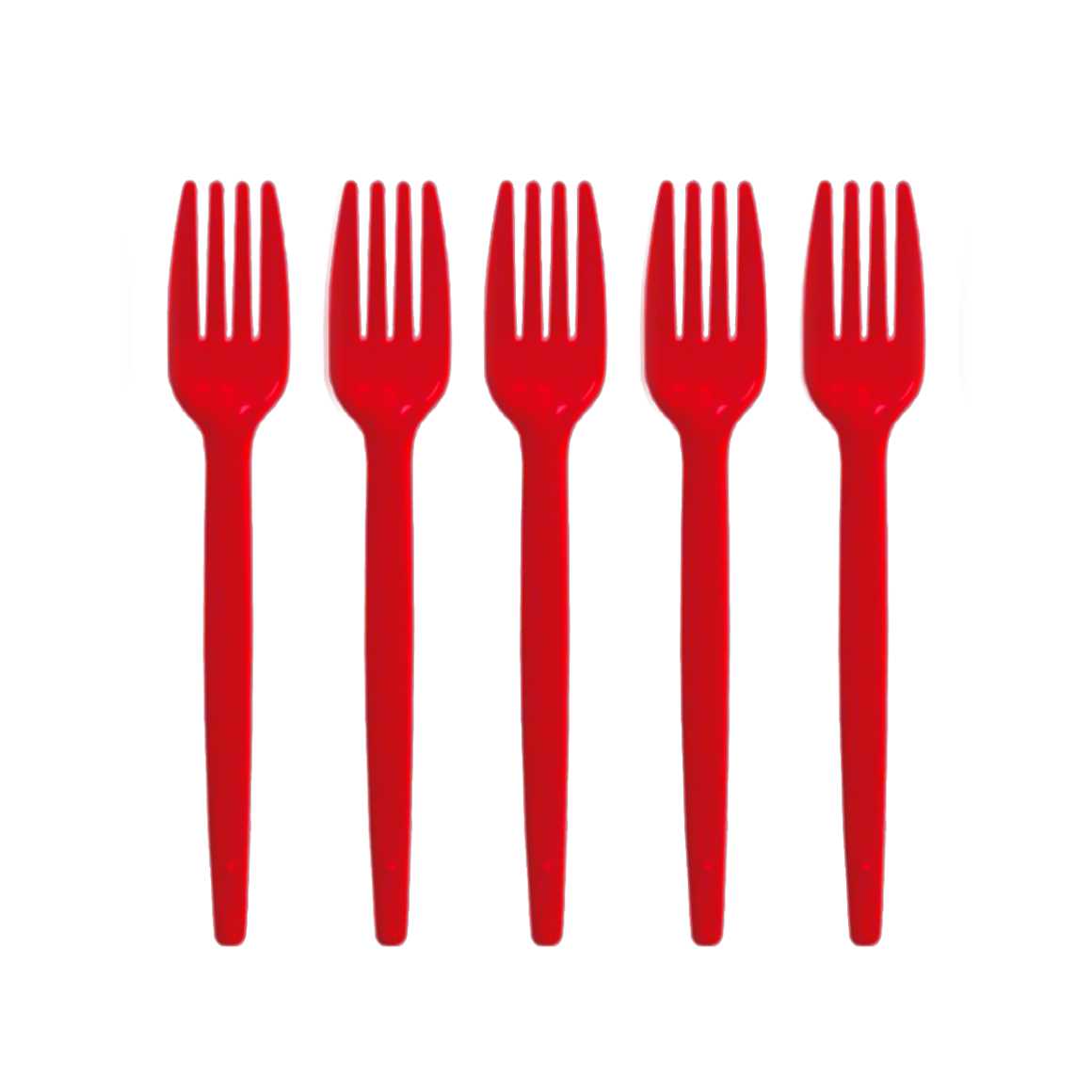 Imagem do produto Garfo Sobr 20X50 Plastilania - Vermelho