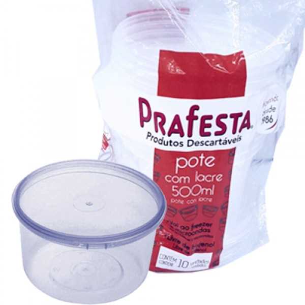 Imagem do produto Pote Red Com Lacre 500ml 20X10 (Prafesta