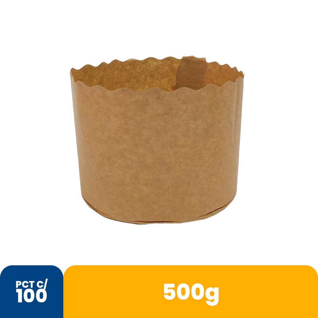 Imagem do produto Forma Para Panetone 500 Grs Com 100 (af)