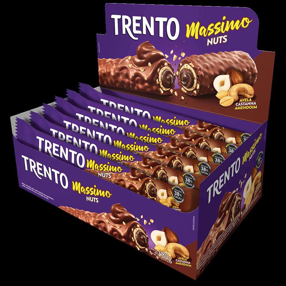 Imagem do produto Chocolate Trento Massimo 30 G - Nuts Ao Leite