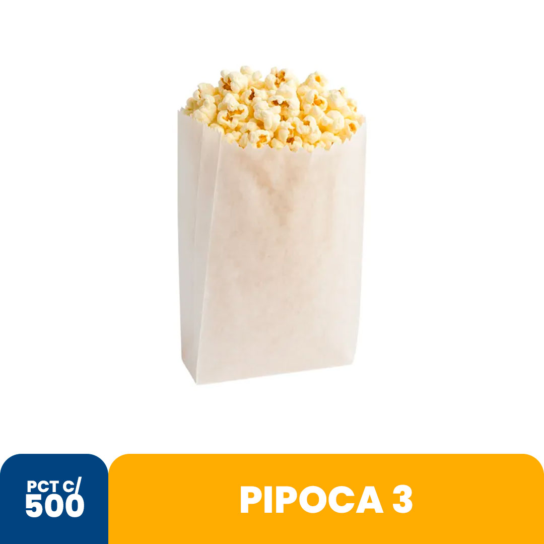 Imagem do produto Saco Mono Pipoca 3 500 Un Forcepack