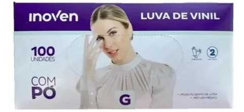 Imagem do produto Luva Inoven Vinil C/Pó C/100 - G