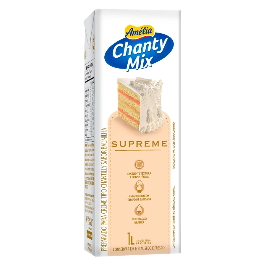 Imagem do produto Chantilly Mix Amelia 1L - Supreme