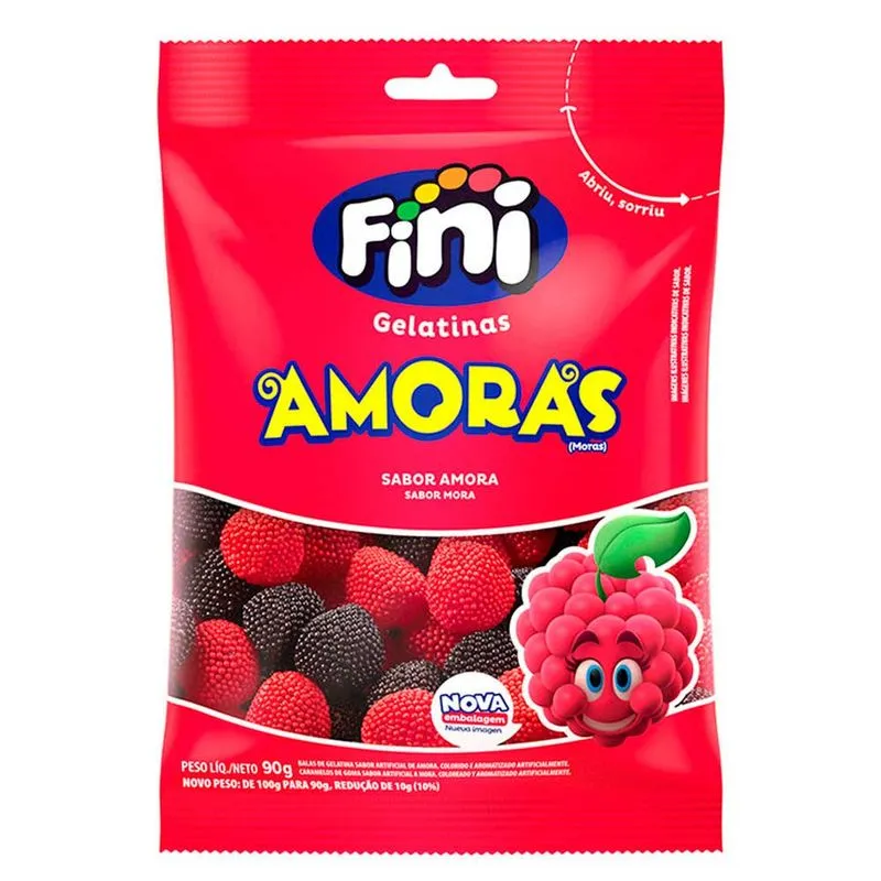 Imagem do produto Bala De Gelatina Fini 80g - Amoras