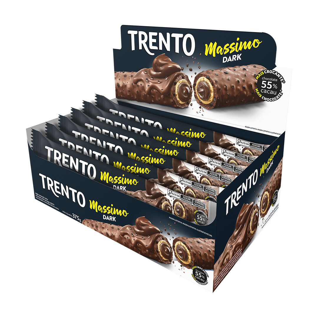 Imagem do produto Chocolate Trento Massimo 25g - Dark