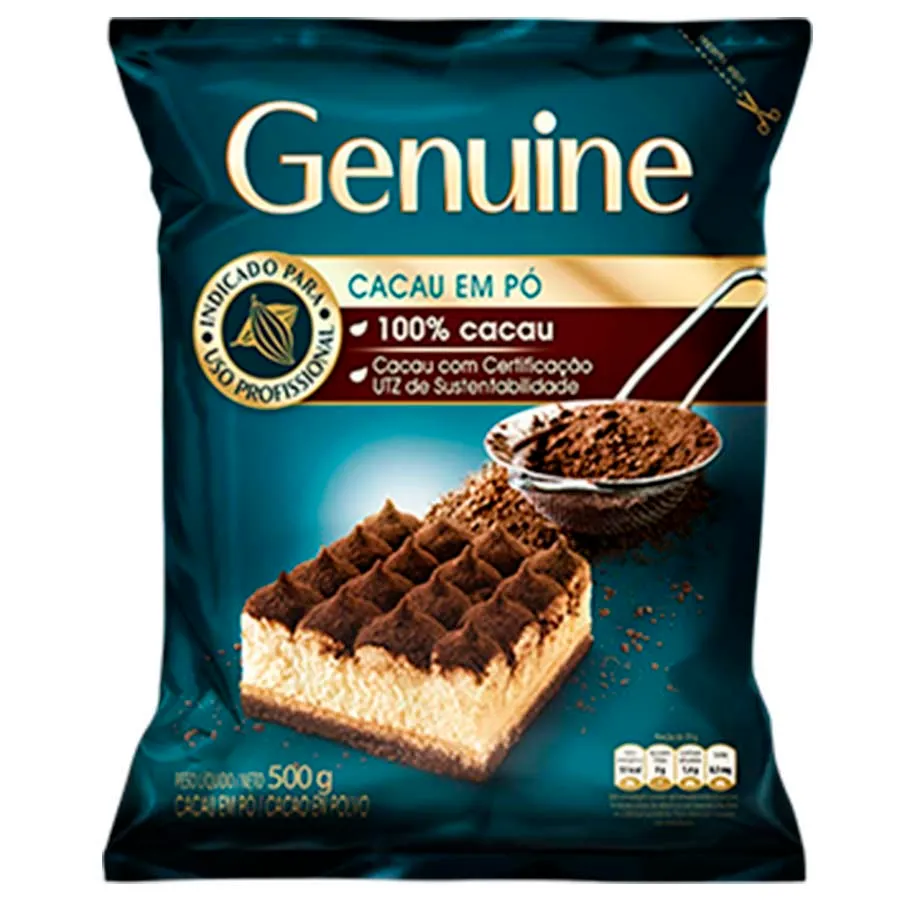 Imagem do produto Cacau Em Pó 100% Genuine 500G