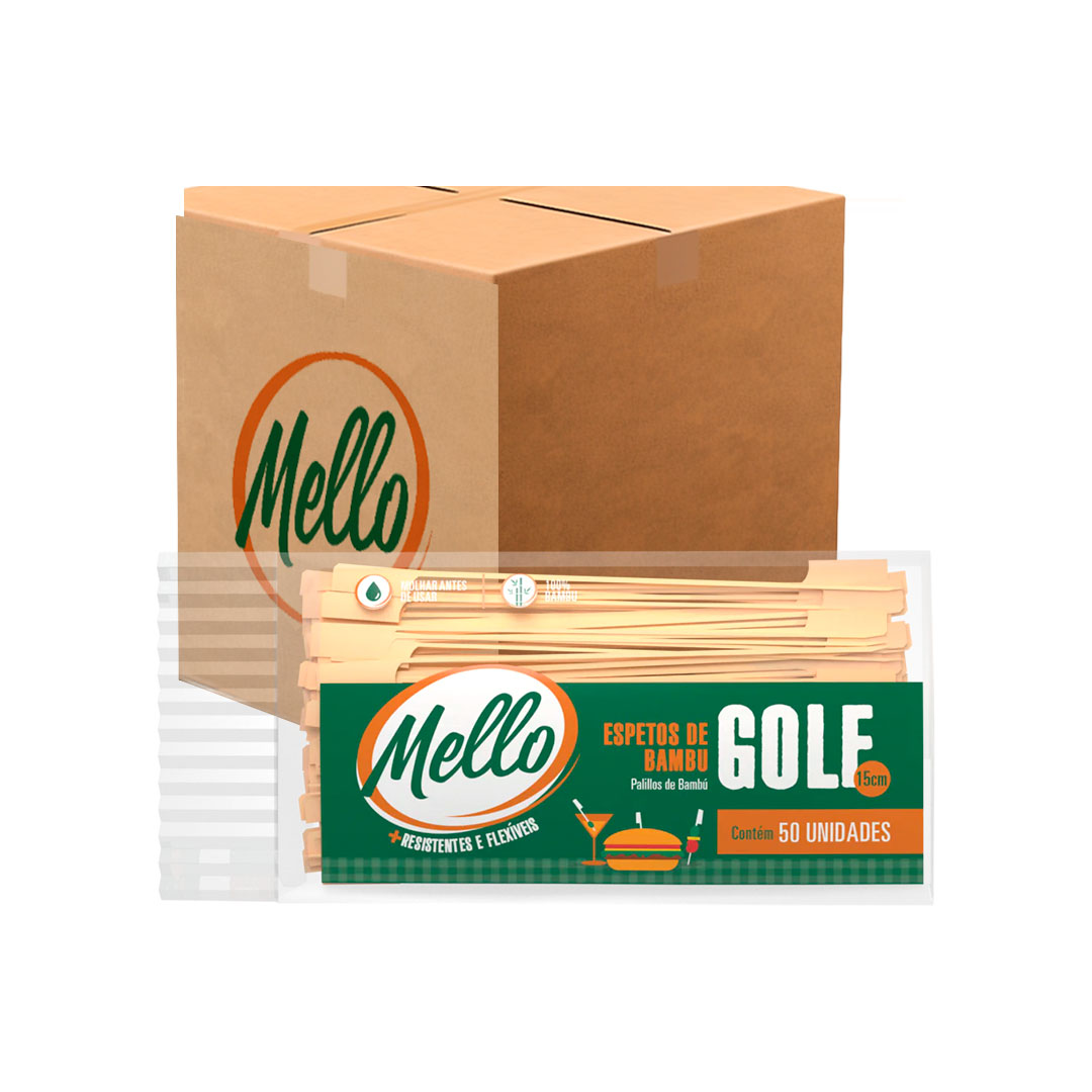 Imagem do produto Espeto Golf De Bambu 15cm Mello