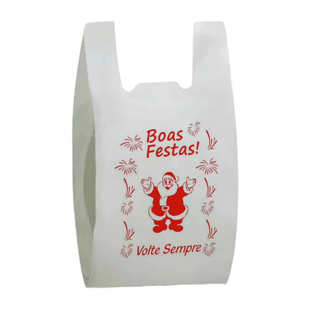 Imagem do produto Sacola 38x50 Boas Festas Volte Sempre