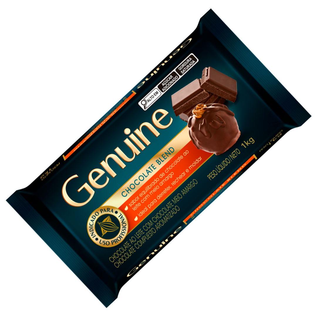 Imagem do produto Chocolate Barra Genuine 1Kg - Blend