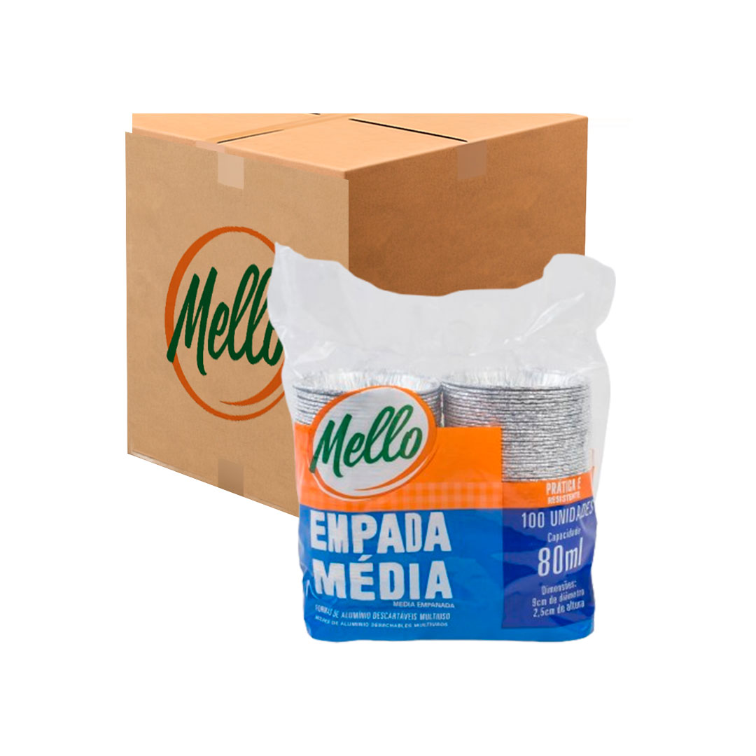 Imagem do produto Forma para Empada 80ml Mello C/100
