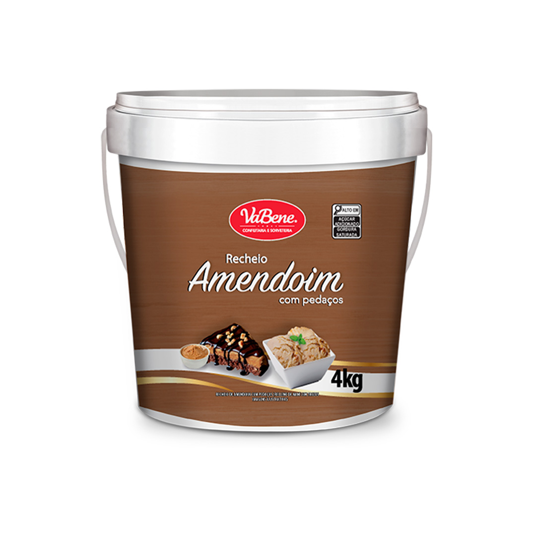 Imagem do produto Recheio De Amendoim Com Pedaco 4kg Vabene