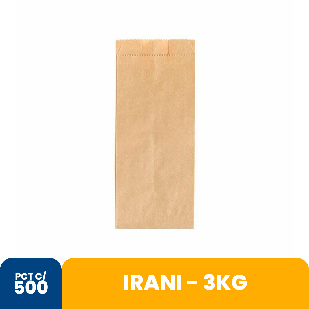 Imagem do produto Saco Papel Kraft Irani 3 Kg Com 500 Unidades