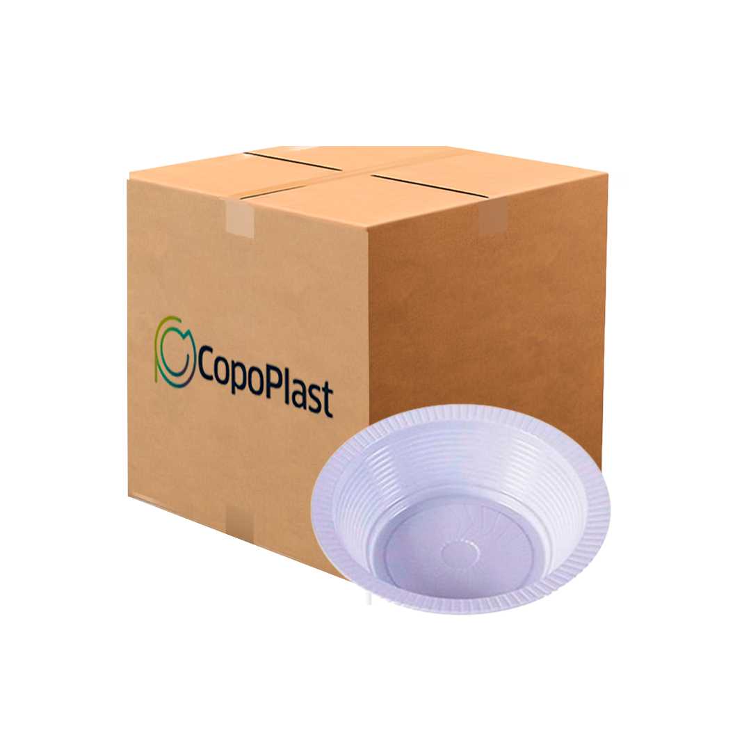 Imagem do produto Prato Plástico Pr 12 Fund 50X10 Copoplast