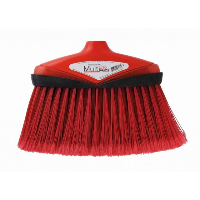 Imagem do produto Vassoura Multiuso Plástico Com Cabo - Vermelho