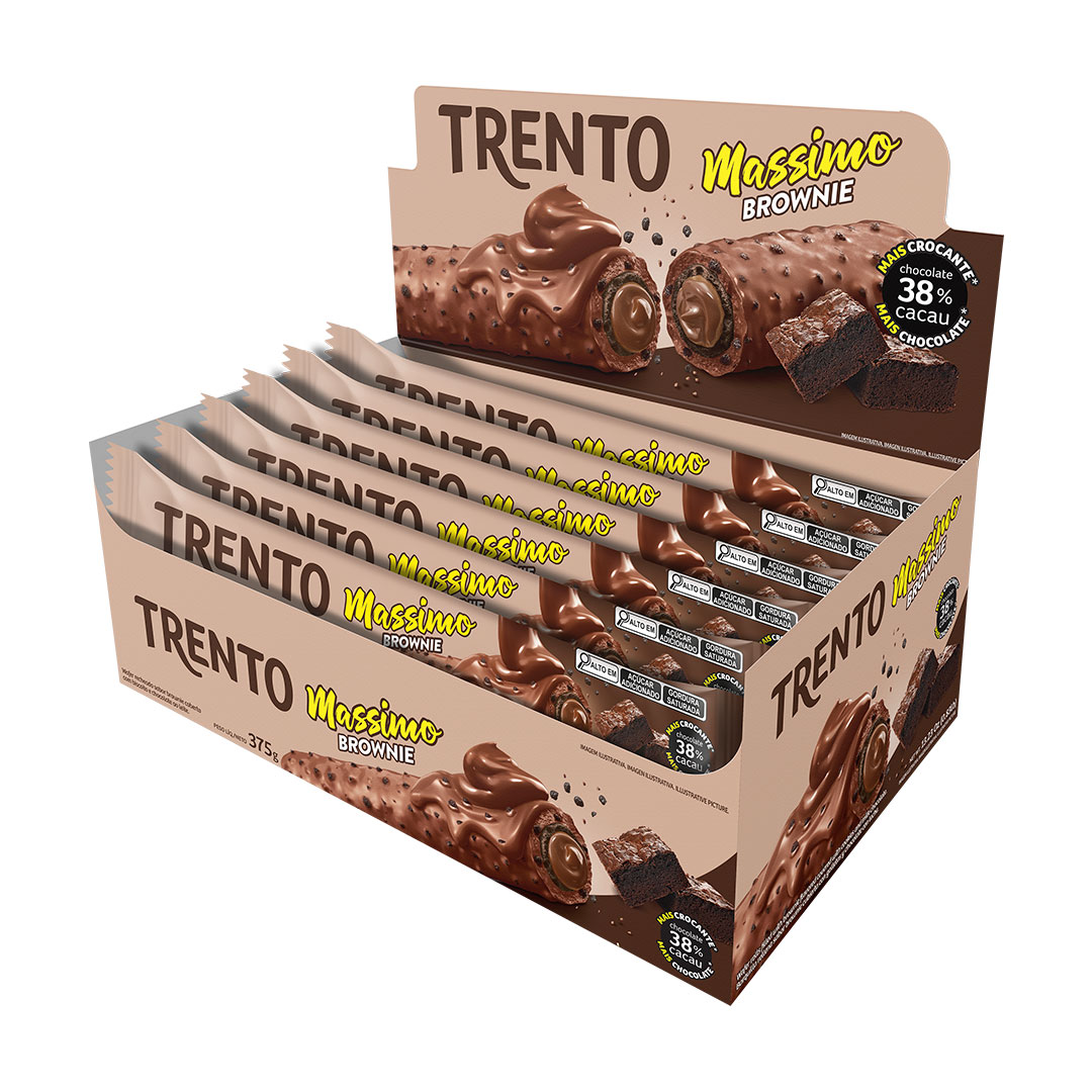 Imagem do produto Chocolate Trento Massimo 25g - Brownie