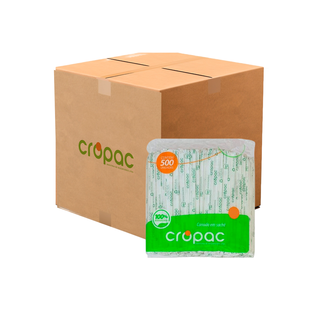 Imagem do produto Canudo Bio Cb-516 Sachê 240X5mm 6X500 Un