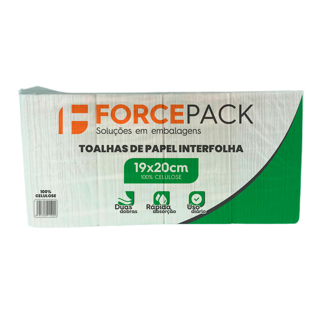 Imagem do produto Interfolha 19 X20 Forcepack - 100% Celulose