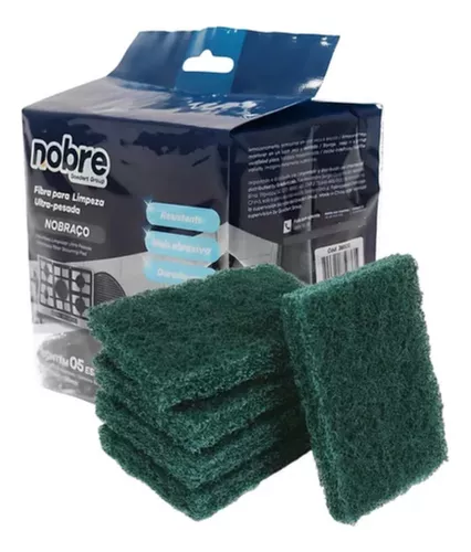 Imagem do produto Fibra para Limpeza Pesada 87X125mm Fibraco C/5