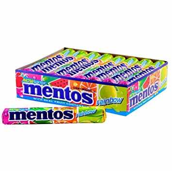 Imagem do produto Bala Drops Mentos 375g - Rainbow