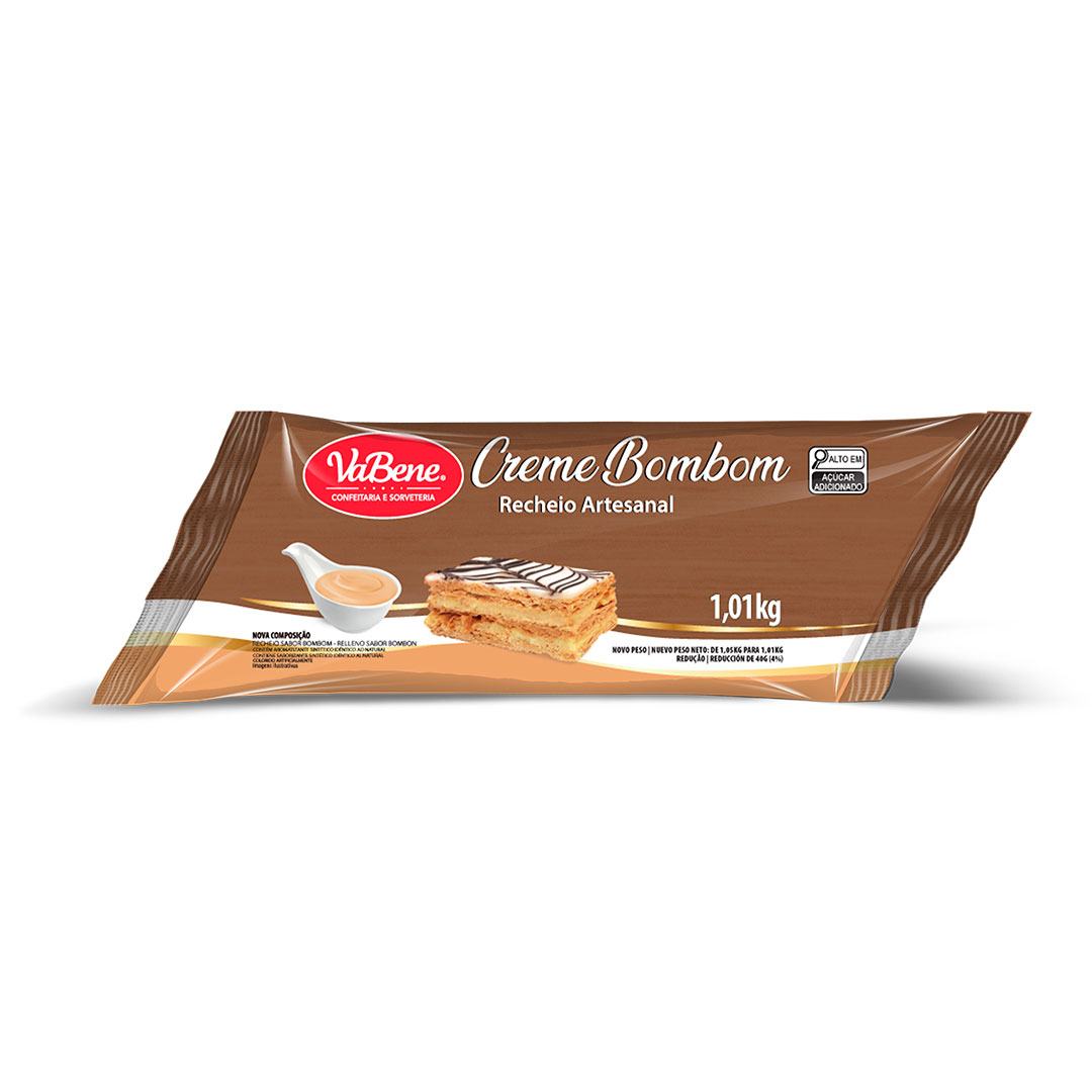 Imagem do produto Recheio Artesanal Creme 101kg Vabene - Bombom