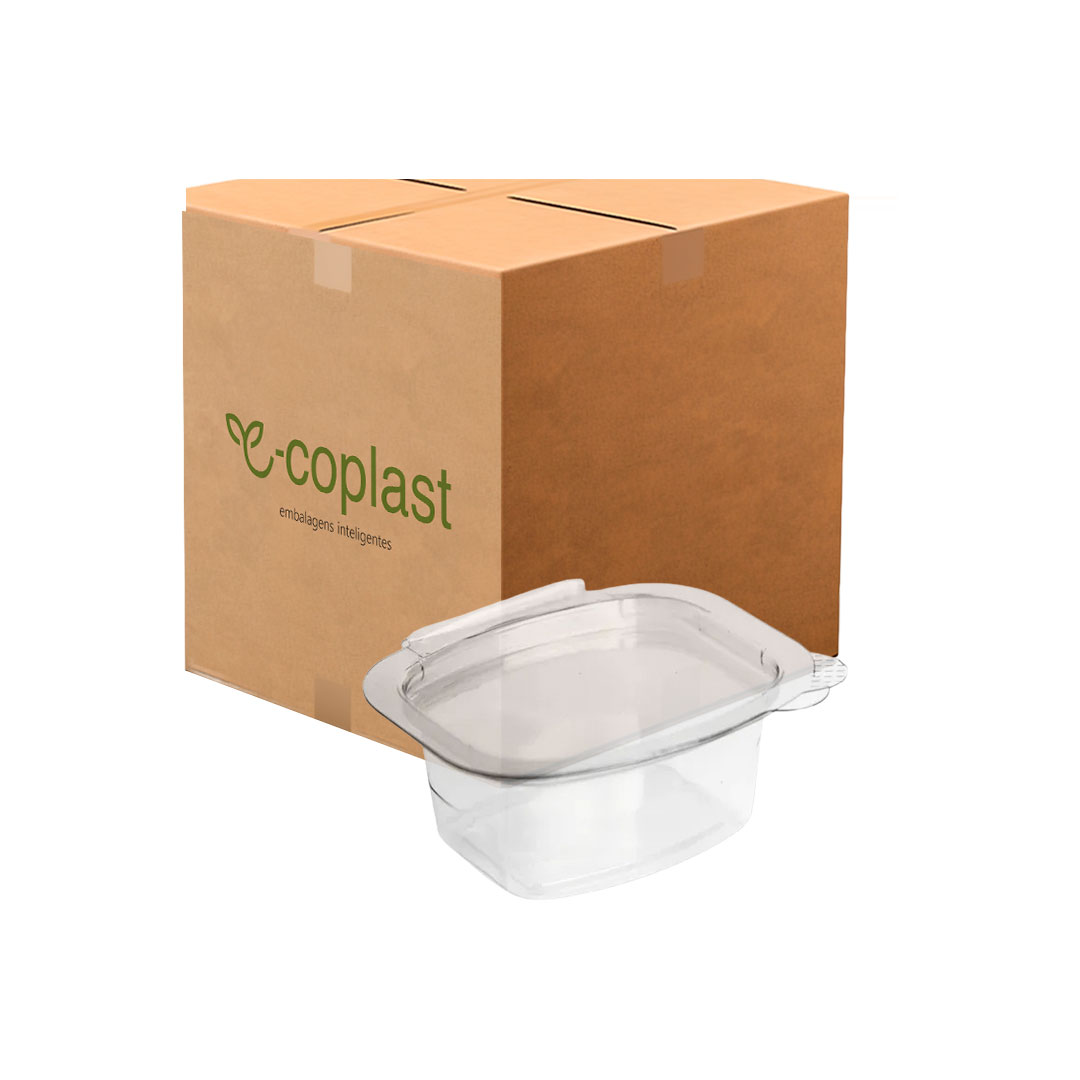 Imagem do produto Eco 695 A Ecoplast Pote Molho Retang 30 Ml - Transparente